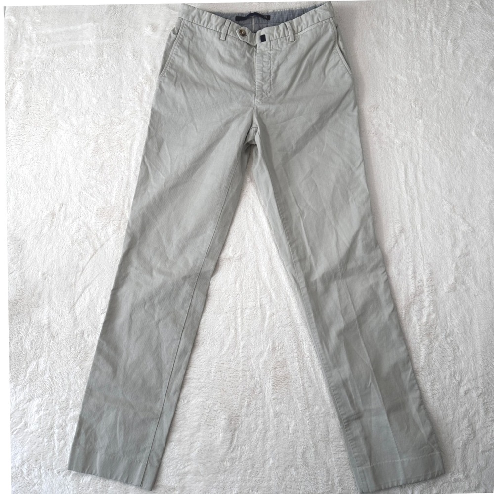 Incotex Menswear Beige Corduroy Pants Casual Trousers Dress US Size 30 Slim Fit